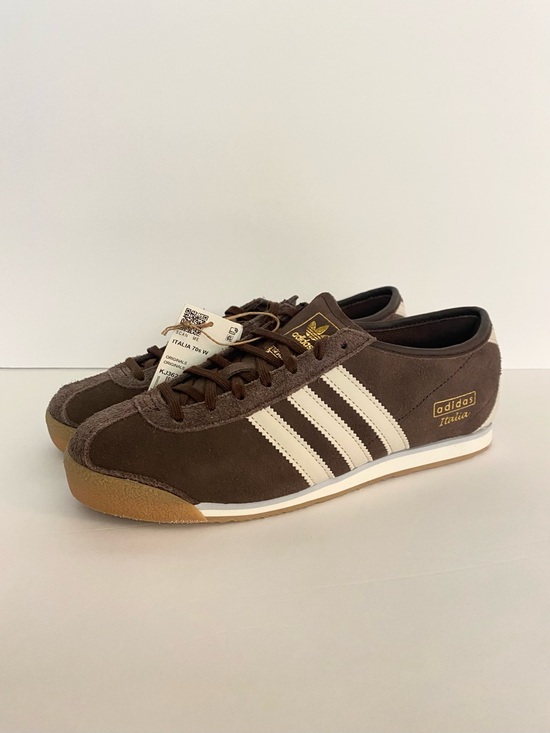 adidas Shoes - Adidas Women’s Suede Italia 70s Dark Brown / Alumina / Gold Metallic Sz 7.5o
